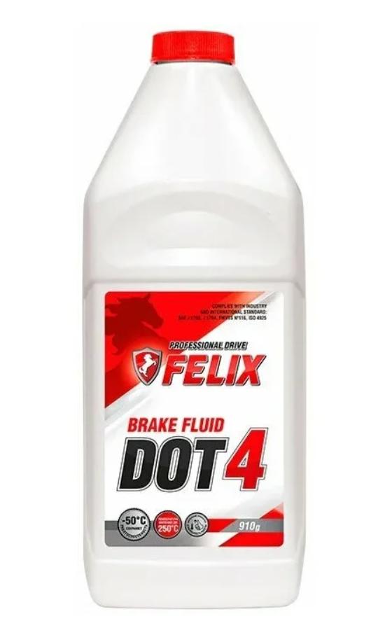 Жидкость тормозная Дот4 Felix 910г