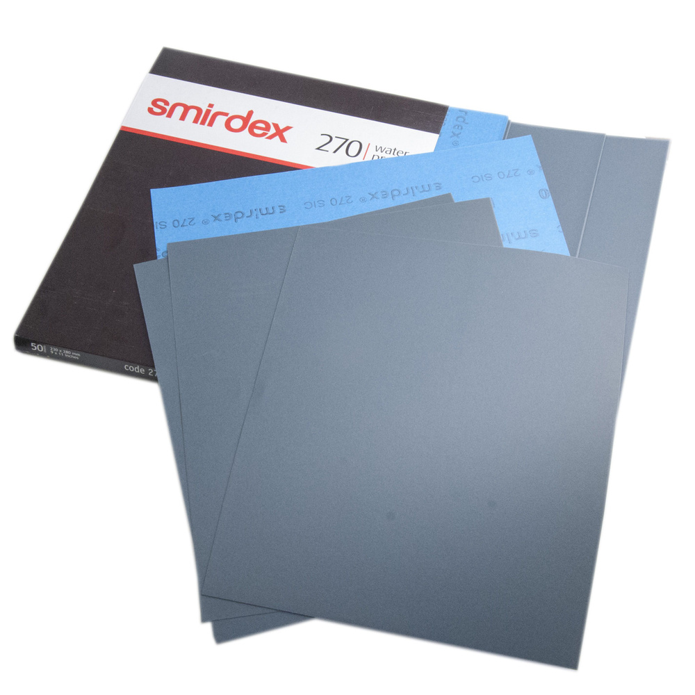 Бумага абразивная водостойкая 270 23*28см 320зерно Smirdex