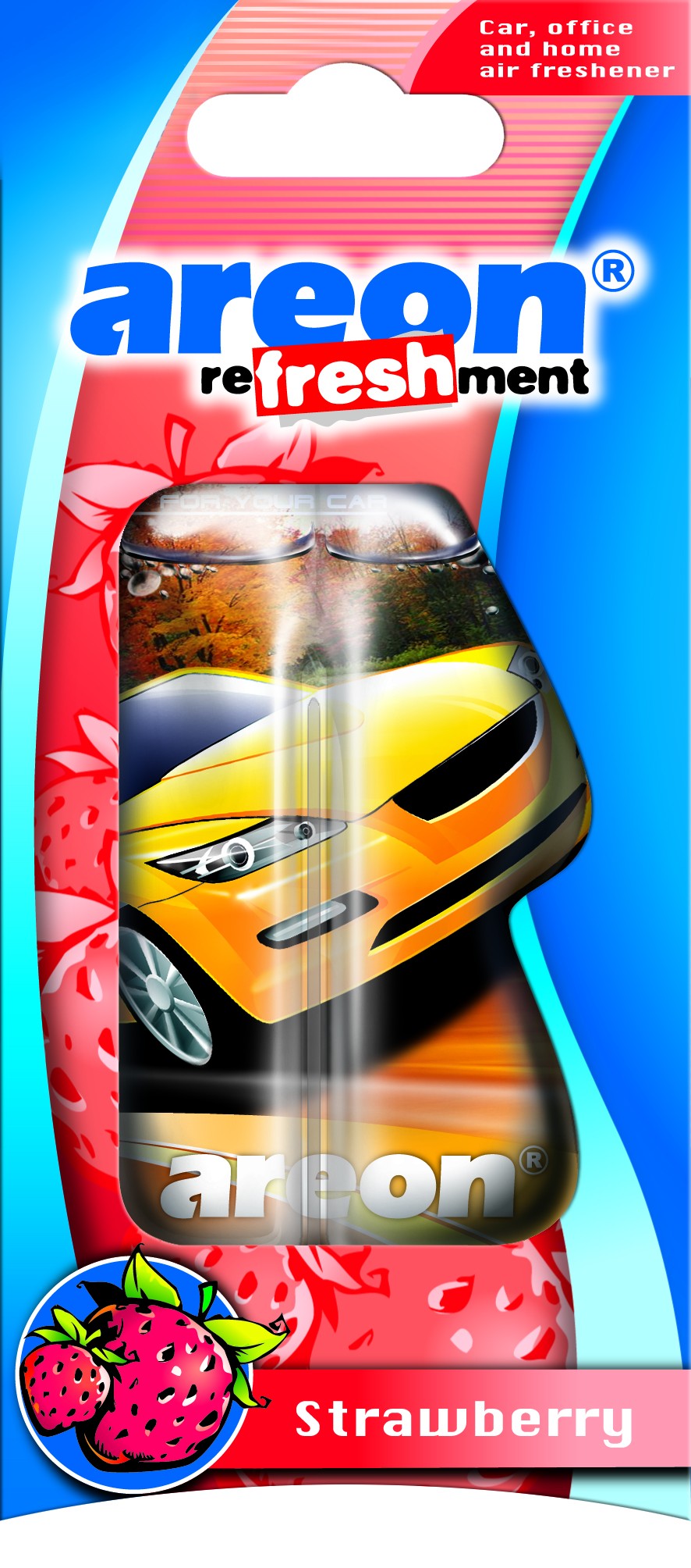 Areon ароматизатор гелевый STRAWBERRY 704-025-908