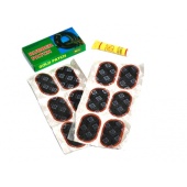 Заплатки для ремонта камер RS-12 75*45мм,овальные 12заплаток+клей