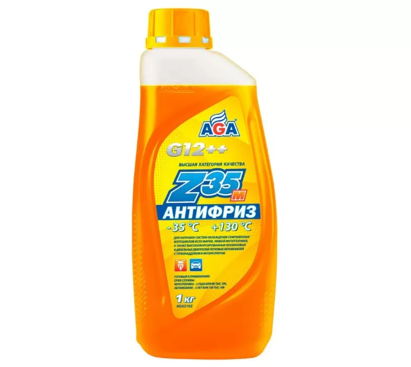 Антифриз -65  AGA желтый 1кг